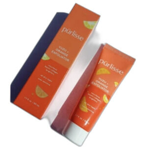 NIB Purlisse Yuzu + Orange Exfoliator 1.7 Oz/50 ml Full Size Brightening